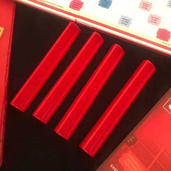 Scrabble Game Deluxe Edition Rotating Board Game & Carry Case - Picture 5 of 15